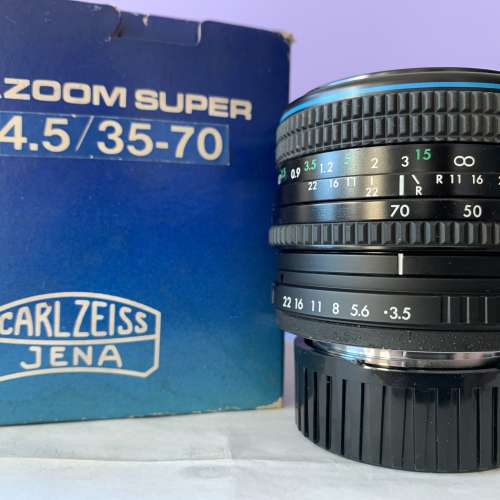 Praktica Carl Zeiss Jena lens 35-70 f/3.5-4.5