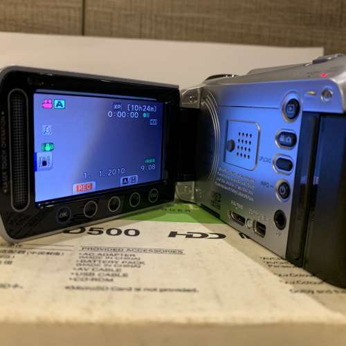 JVC GZ-HD500  HD DISK 80GB CAMCORDER