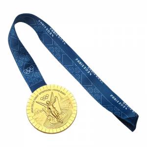 2024 巴黎奧運會  Paris Olympics 1：1 紀念品 鋅合金 金牌模型