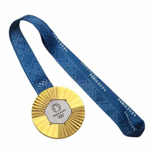 2024 巴黎奧運會  Paris Olympics 1：1 紀念品 鋅合金 金牌模型