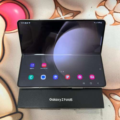 (荃灣實體店，接近全新fold 5) samsung galaxy Z fold 5/白色 12gb/512gb🔥