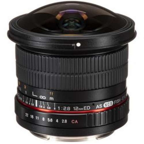 Samyang F2.8 12mm ED AS NCS Fish-Eye Lens