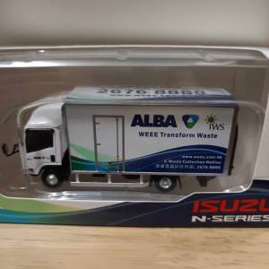 1:76 合金車 - 歐綠保 ALBA IWS Isuzu N-Series 「四電一腦」廢舊電器回收貨車