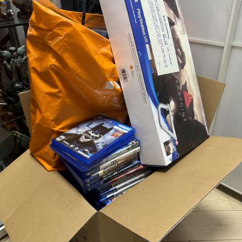 星戰特別版PS4 500gb + VR + 槍型手掣/額外手掣 + 12隻 game