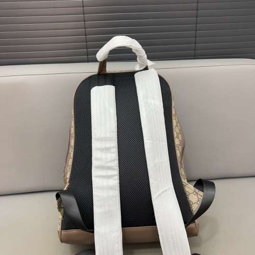 Gucci 古奇 GG印花雙肩包 大容量男女通用背包 書包