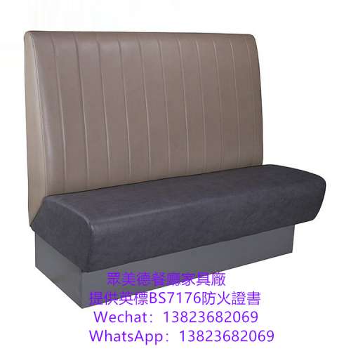 儲物卡座梳化,香港訂造sofa,西餐廳飯店麵館傢俬,防火阻燃BS7176證書,L型沙發卡座訂...