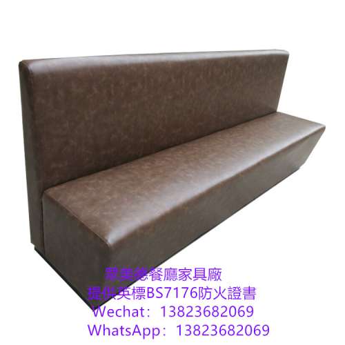 儲物卡座梳化,香港訂造sofa,西餐廳飯店麵館傢俬,防火阻燃BS7176證書,L型沙發卡座訂...