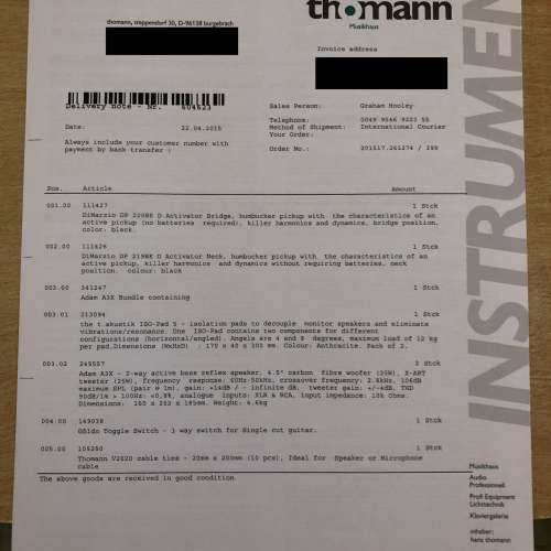 99% New Adam Audio A3X