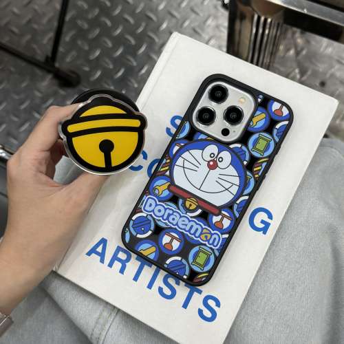 免費順豐智能櫃 哆啦A夢款式 鏡面磁吸支架款 iPhone12~iPhone15promax都有 #手機殼#...