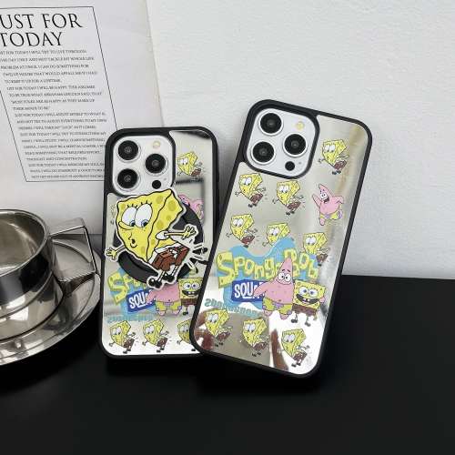 免費順豐智能櫃 海綿寶寶款式 鏡面磁吸支架款 iPhone12~iPhone15promax都有 #手機殼...