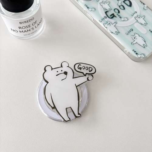 免費順豐智能櫃 旋轉白熊筒款式 IMD掛繩磁吸支架款 iPhone12~iPhone15promax都有 #...