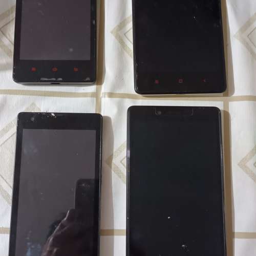 零件手機。 壞智能手機