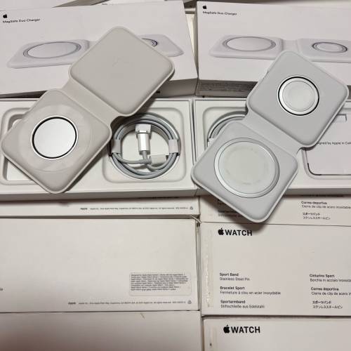 100%全新 Orignial Apple Magsafe Duo Charger手錶電話充電器