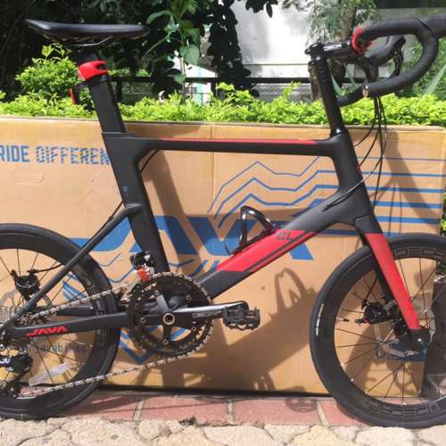 JAVA CL CARBON 22速 R7000件 彎把 碳纖小輪車