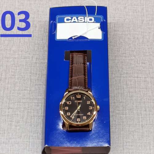 Casio Classic Analog Men's Watch 指針 卡西歐 男款 手錶 38mm 皮革 (包郵)