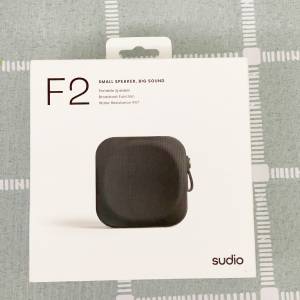 Sudio F2 便攜藍牙無線喇叭 *黑色
