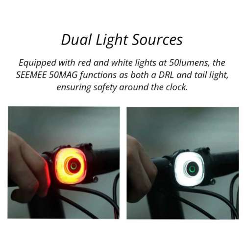 100%New Magicshine SEEMEE 50MAG Smart Magnetic Taillight