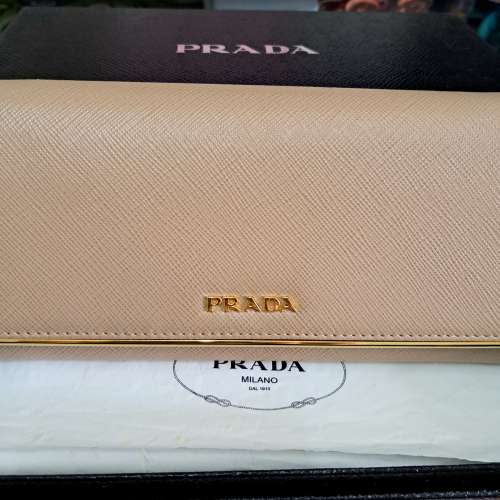 Prada long wallet