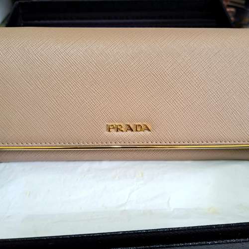 Prada long wallet