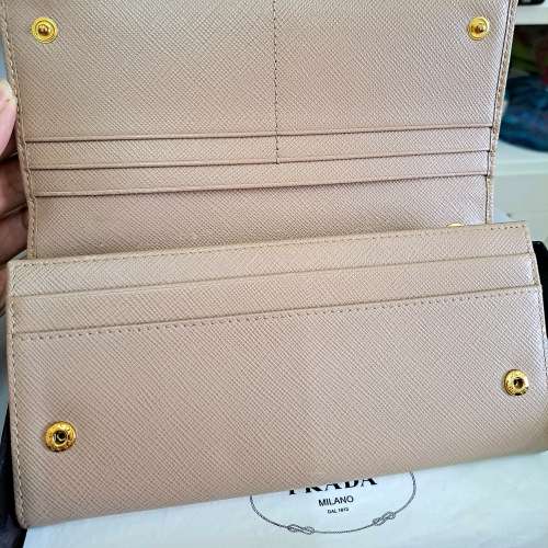 Prada long wallet