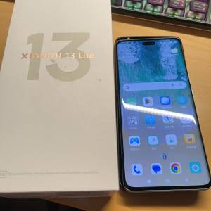 觀塘/啟德MTR交收 香港行貨 Xiaomi 小米 13 Lite 5G (8+256GB) 98%新