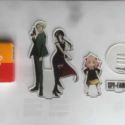 $100 全新 正版 正貨 SPY &times; FAMILY 間諜家家酒 洛伊德&middot;佛傑 + 安妮亞&middot;佛傑 + 約...