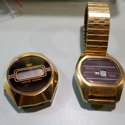 古典..包金表共2個