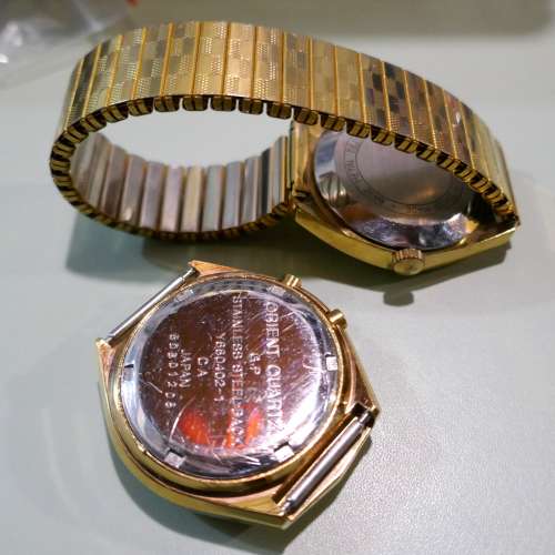 古典..包金表共2個