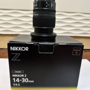 Nikon Z 14-30mm 全新一樣，有盒有單 F4 S Z5 Z6 Z7 適用