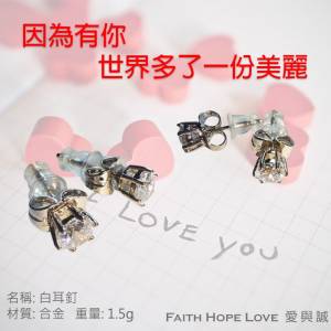 白耳釘