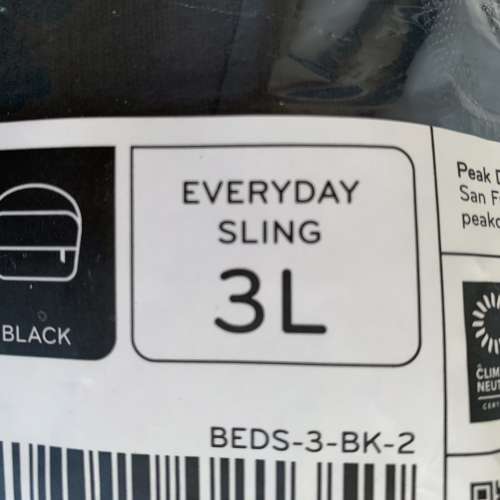 Peak Design Everyday Sling V2 3L Black