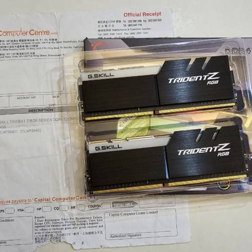 G.Skill Trident Z ddr4 3200 16GB (8GBx2)