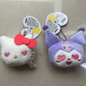 Sanrio characters Hello Kitty & Kuromi key holder key chain 三麗鷗 吉蒂 庫洛米...