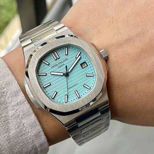 新款百达斐丽男士全自动自动机械手表运动防水夜光日历商务高端男表