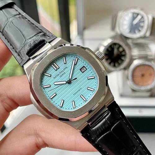 新款百达斐丽男士全自动自动机械手表运动防水夜光日历商务高端男表