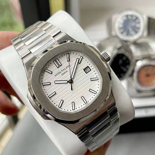 新款百达斐丽男士全自动自动机械手表运动防水夜光日历商务高端男表