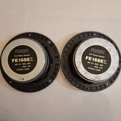 Fostex FE168Esigma 全頻喇叭單元一對