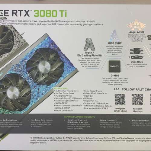 Palit GeForce RTX™ 3080 Ti GameRock