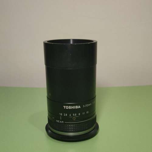 90% New Toshiba CCTV 70mm f1.8 Lens For Sony APSC