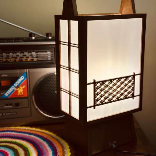 出售 昭和時期 vintage 日本三菱 Mitsubishi 和風座枱燈一箋，日本制造，100%正常...