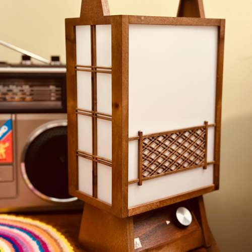 出售 昭和時期 vintage 日本三菱 Mitsubishi 和風座枱燈一箋，日本制造，100%正常...