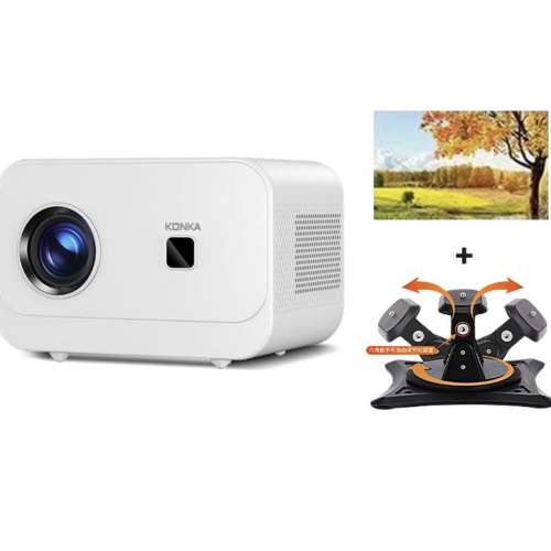 KONKA Projector KJC1001 Electric Focus Home Office 4 K Ultra HD Smart Wireless 5