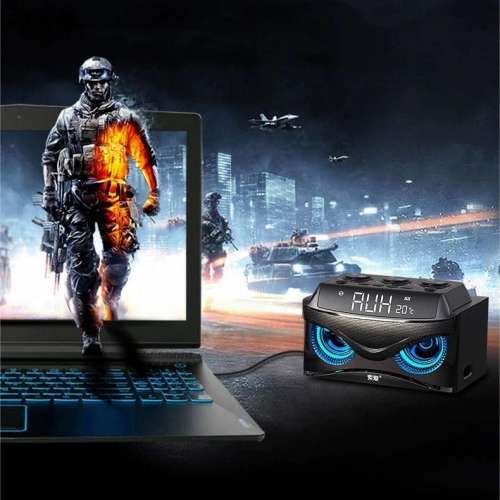 索愛S68藍牙音箱超重低音炮小音響車載電腦無線家用高音質可插U盤