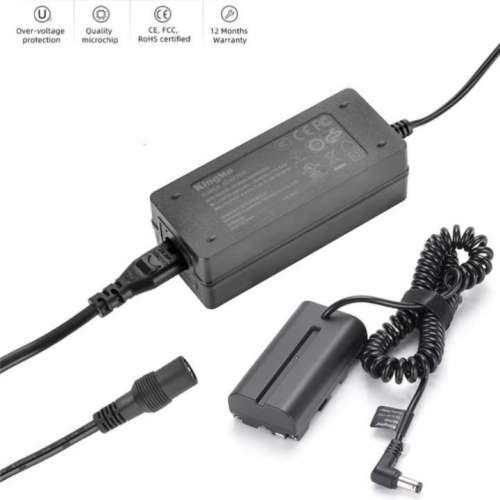 KINGMA Dummy Battery Kit With AC Power Supply Adaptor For SONY NP-F550 假電池套...