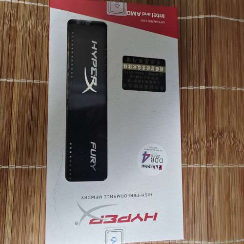 金士頓DDR4 8GBx2 2666hz條行貨有保，一對連號