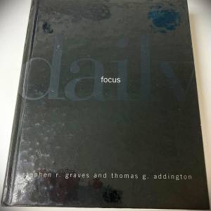 书籍(增值书/兴趣书/参考书/教科书/课外书) FOCUS DAILY, STEPHEN R. GRAVES AND T...
