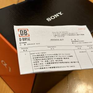 99新Sony A1行貨超過一年保養