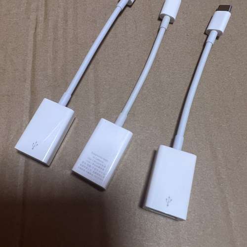 100%Original蘋果A1632TypeC轉USB轉接線