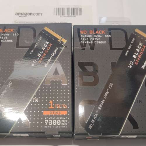 WD BLACK  SN850X  1TB & 2TB SSD