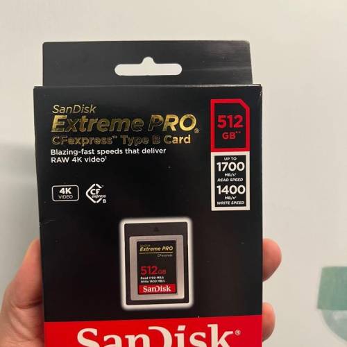 SANDISK CFEXPRESS CF EXPRESS TYPE B 512GB